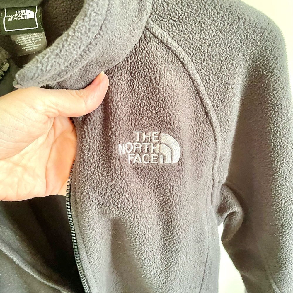 THE NORTH FACE Black Zip Up Fleece Size Medium